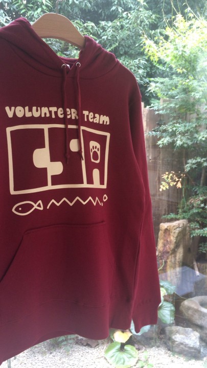 京都産業大学ボランティアチームCSAスウェットパーカのプリント画像